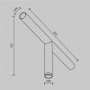 Трековый светильник Maytoni Focus LED C102CL-3W3-6K-BS