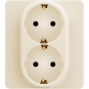 Розетка двойная с/з Legrand Inspiria 673751