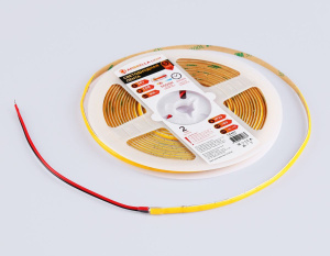 Светодиодная лента Ambrella Light COB 400Led/10W m/ 24V IP20 3000K/ 5m*5mm*2.1mm (2 конт.) GS4611