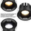 Встраиваемый светильник с переключателем цв. температуры Novotech Wir Eclat 359885