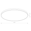 Потолочный cветильник Nowodvorski Agnes Round Led Pro Black 10975