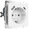Розетка с/з со шторками и USB тип A+C Werkel W1171761 4690389213267 a069613