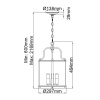 Подвесной светильник Hinkley Gentry HK-GENTRY-P-M-PW