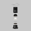 Встраиваемый светильник Maytoni Dip DL121-15W-4K-TRS-B