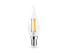 Филаментная светодиодная лампа Ambrella Light Bulbing E14 15W 4000K свеча на ветру 351524