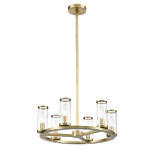 Люстра на штанге Delight Collection MD2061-6A br.brass