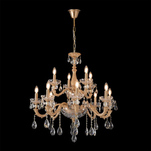 Подвесная люстра Crystal Lux ELIZABETH SP8+4 BRASS