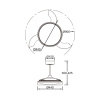 Люстра-вентилятор Mantra Glass Fan 9527