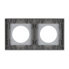 Рамка стеклянная на 2 поста Arlight FRM-GLARE-GC-2-GR 043837