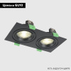 Встраиваемый светильник Crystal Lux CLT 002C2 BL V2