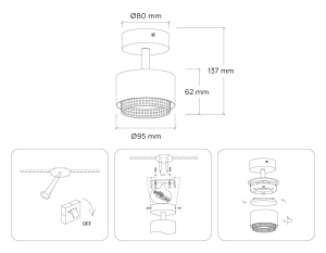 Спот Ambrella Light Techno family TN71279