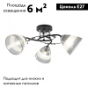 Потолочная люстра Arte Milano Amalfi 327685/3A BK+CR