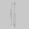 Подвесной светильник Maytoni Focus Led P072PL-L12W4K-BS