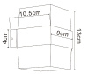 Уличный настенный светильник Arte Lamp Ulysses A8705AL-2BK