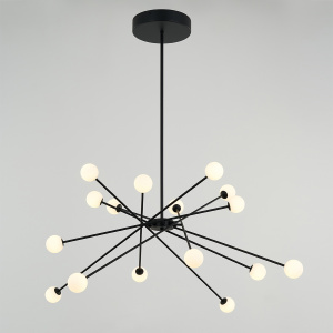 Люстра на штанге DeLight Collection MD19001025-16A black