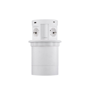 Блок розеток 107J (4 секции, 2 USB А + 2 USB С) Mebax 00-00001171