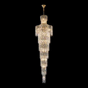 Каскадная люстра Crystal Lux ABRIL SP28 GOLD