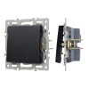 Механизм выключателя одноклавишный проходной Arlight SWT-MKP1-PL-BK (250V, 16A) 043715