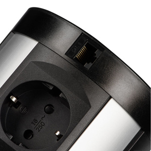 Блок розеток 107J (4 секции, 2 USB и RJ-45) Mebax 00-00001466