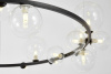 Подвесная люстра Lumina Deco LDP 7033-24 BK+CL