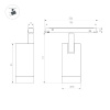 Трековый магнитный светильник Arlight MAG-ORIENT-SPOT-R35-6W Day4000-MIX (BK, 24 deg, 48V, TUYA) 043910