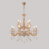 Подвесная люстра Crystal Lux ELIZABETH SP8+4 BRASS