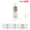 Торшер Lightera Luleo LE404F-1B