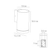 Уличный настенный светильник Arte Lamp Torcular A1313AL-1BK