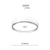 Потолочный светильник Sonex Mitra Led Eterna 7727/76L