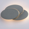 Настенный светодиодный светильник Arte Lamp Trio A1719AP-1GY