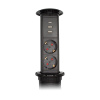 Блок розеток LE3 (2 секции 2 USB + 1 type-C беспроводная зарядка) Mebax 00-00002874
