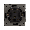 Механизм выключателя одноклавишный проходной Arlight SWT-TENDO-MKP1-SFPL-BK (230V, 10A) 054579