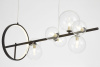 Подвесная люстра Lumina Deco LDP 7033-7 BK+CL