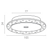 Рамка скрытого монтажа плоская для светильников Lightstar Spira 0742х6 (D85) 074206-02