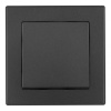 Выключатель одноклавишный Arte Milano SET06-1-30-1 black