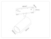Трековый магнитный светильник Ambrella Light Track System GL2310