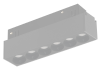 Трековый магнитный светильник iLedex Vision 4822-002-L120-6W-38DG-3000K-BK