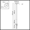 Ландшафтный светильник Odeon Light Nature Disc 7189/6GLA