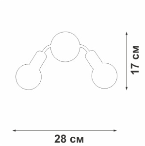 Бра Vitaluce V3927-0/2A