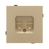 Механизм компьютерной розетки двойной SCT-TENDO-MPC2-SFPL-GD (RJ-45, CAT6) 054596