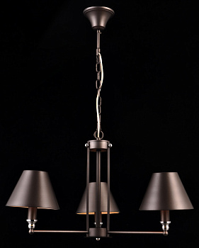 Подвесная люстра Natali Kovaltseva Marquis 81000-3C GRAY BRASS