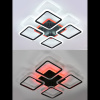 Потолочная люстра Natali Kovaltseva Spektr HIGH-TECH LED LAMPS 82004 BLACK
