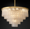 Подвесная люстра DeLight Collection Glace KG0998P-10R brass