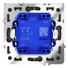 Выключатель двухклавишный Voltum S70 VLS020107 (графит)