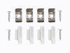 Профиль врезной LEDS POWER СПВ17-2507 алюм. черный с призм.рассеивателем 2м 008424