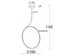 Подвесная люстра Italline IT013-6025 white 3000K