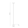Торшер TK Lighting 19008 Noa Salmon a073036
