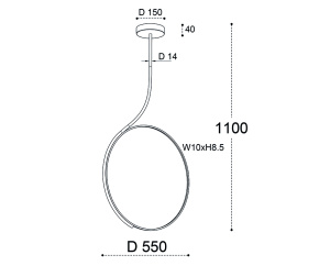 Подвесная люстра Italline IT013-6025 white 3000K
