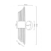 Настенный светильник DeLight Collection Wall lamp B2562W-B gold