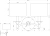 Бра Kutek Decor Lampshade DEC-K-2(P/A)
